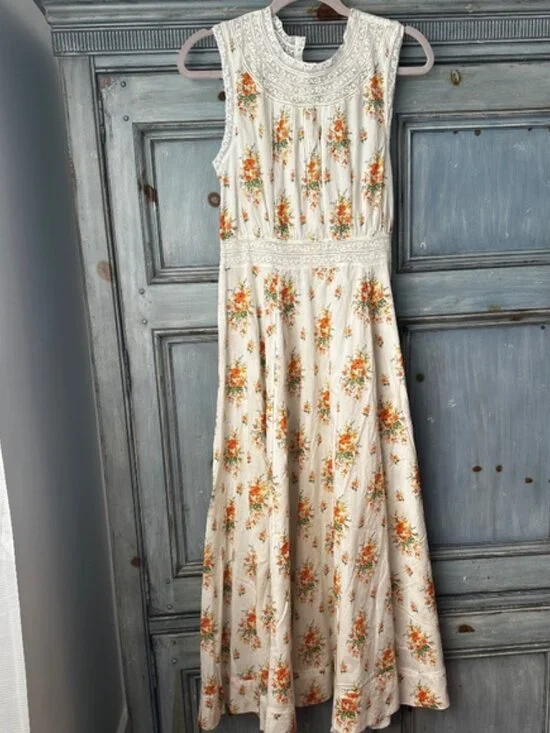 Doen Lilliane Dress Petit Bouquet de Chamonix Size XL NWT - Picture 4 of 13